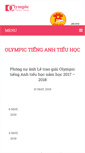 Mobile Screenshot of olympictienganh.edu.vn
